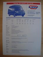 LDV Convoy Technische Specificatie Brochure 1996, Ophalen, Zo goed als nieuw, Overige merken, Leyland