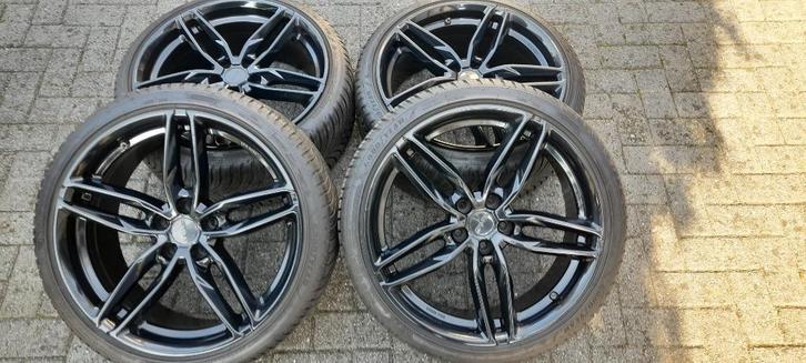 Velgenset Carmani CA13 met 4 seizoenen/winterbanden, Auto-onderdelen, Banden en Velgen, Banden en Velgen, All Season, 20 inch