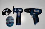 Berner 12V Schroefmachine & Haakse Slijptol, Variabele snelheid, Ophalen of Verzenden, Minder dan 400 watt, Zo goed als nieuw