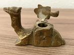 Antieke koperen inktpot in de vorm van een kameel jaren 20, Antiek en Kunst, Antiek | Kantoor en Zakelijk, Ophalen of Verzenden