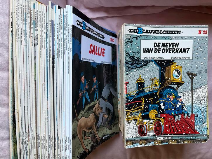 Blauwbloezen diverse titels, Boeken, Stripboeken, Gelezen, Meerdere stripboeken, Ophalen of Verzenden