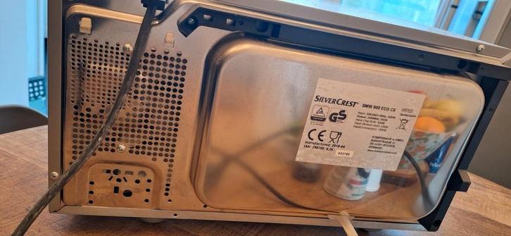 Silvercrest Combimagnetron - Zo goed als nieuw, Witgoed en Apparatuur, Magnetrons, Zo goed als nieuw, Vrijstaand, Combimagnetron