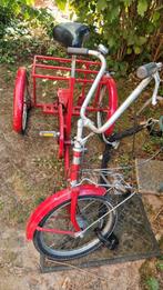 Rode Driewieler met Bagagerek, Fietsen en Brommers, Fietsen | Driewielfietsen, Ophalen of Verzenden, Gebruikt