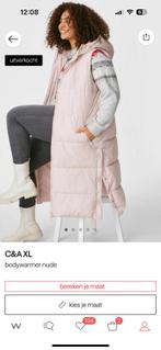 Nieuwe roze lange puffer bodywarmer met capuchon C&A mt. 52, Ophalen of Verzenden, Zo goed als nieuw, Maat 46/48 (XL) of groter
