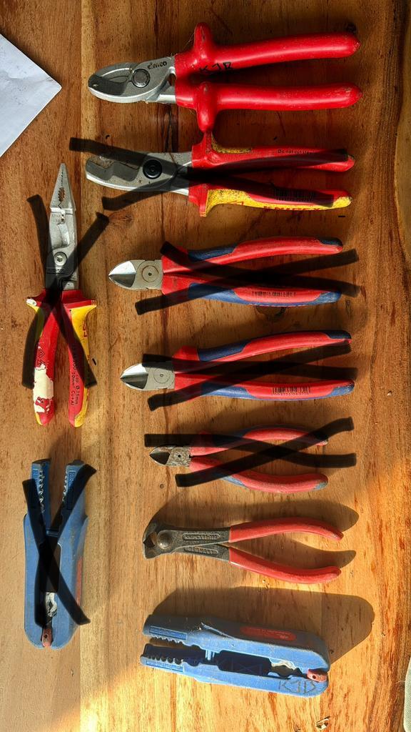 Electro Tangen Knipex - Doe een Bod!, Doe-het-zelf en Verbouw, Gereedschap | Handgereedschap, Gebruikt, Ophalen of Verzenden
