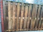 Schutting twee stuks 180X180 cm Recht 15 planken 14,5cm 16mm, Tuin en Terras, Schuttingen, 1 tot 2 meter, Minder dan 3 meter, Ophalen of Verzenden