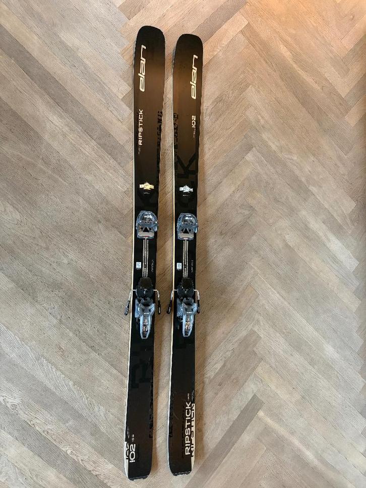 Elan Ripstick 102 Black Edition 189 Marker Griffon 13 MWerks, Sport en Fitness, Skiën en Langlaufen, Zo goed als nieuw, Ski's
