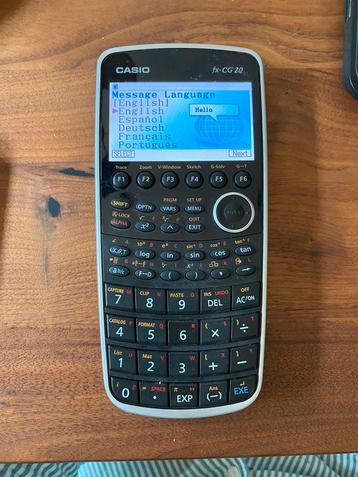 Grafische rekenmachine - casio fx-CG 20 beschikbaar voor biedingen