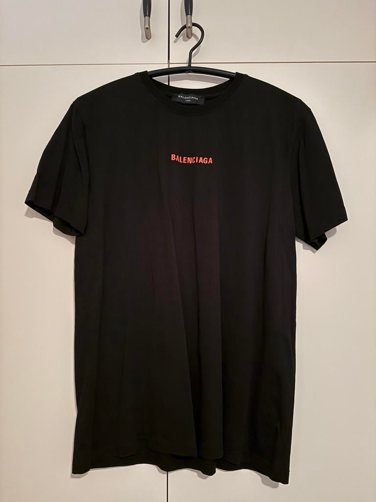 BALENCIAGA Heren T-shirt, Ophalen of Verzenden, Zo goed als nieuw, Maat 56/58 (XL), Zwart