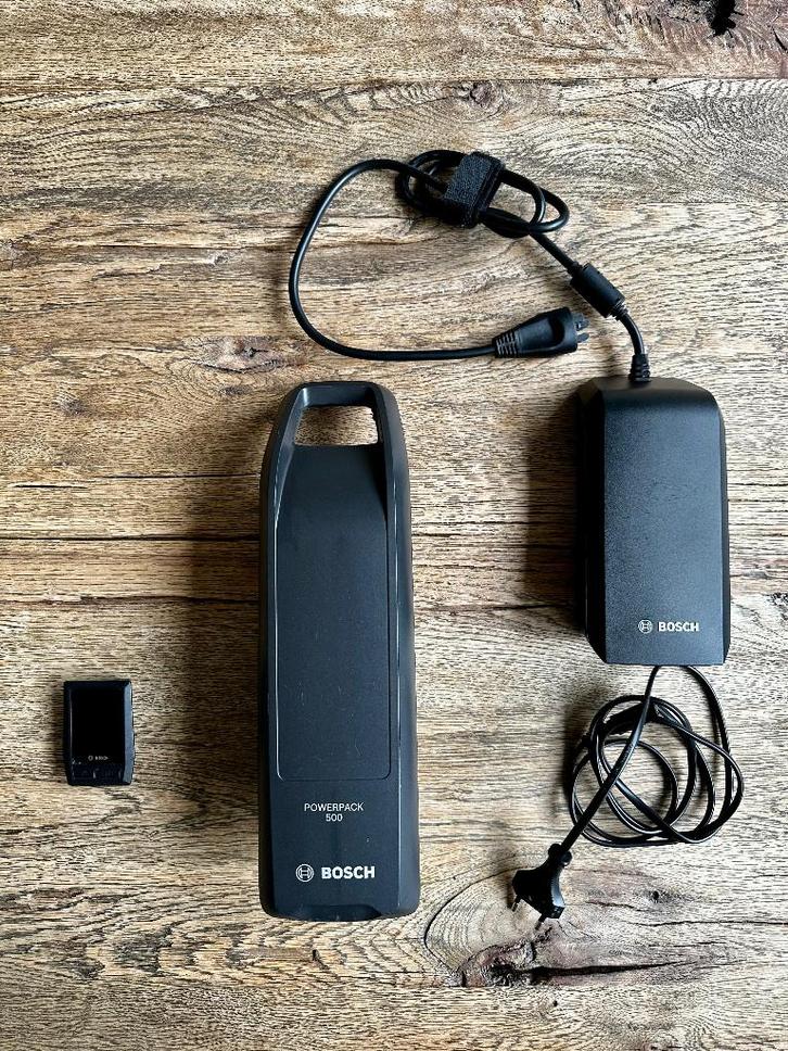Bosch Powerpack 500 + lader, Fietsen en Brommers, Fietsaccessoires | Fietsaccu's, Gebruikt, Ophalen of Verzenden
