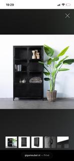 Metalen kast giga meubel, Huis en Inrichting, Ophalen, 100 tot 150 cm, Zo goed als nieuw, Glas