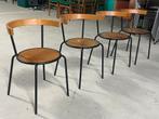 18x Vintage Bistro Stoelen Stapelstoelen, Huis en Inrichting, Stoelen, Ophalen, X, X, X