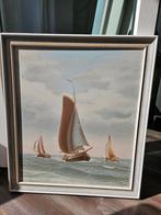 schilderij boot varen schip zeilboot, Ophalen of Verzenden