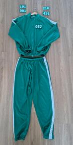 Squid Game Kostuum - Groen Trainingspak, Kleding | Heren, Carnavalskleding en Feestkleding, Maat 48/50 (M), Ophalen of Verzenden