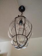 Venetiaanse lamp, hand geblazen met metalen frame. Laatste., Ophalen, Zo goed als nieuw