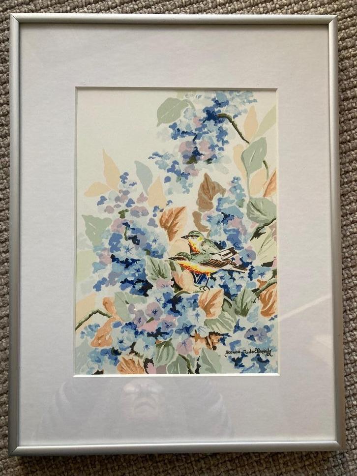 ZEEFDRUK VAN YVONNE OUDE ELFERINK., Antiek en Kunst, Kunst | Litho's en Zeefdrukken, Ophalen of Verzenden