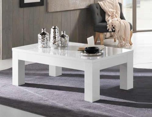 Salontafel Forever MDF hoogglans wit 127 x 66 cm -ACTIE-, Huis en Inrichting, Tafels | Salontafels, Nieuw, Minder dan 50 cm, 50 tot 100 cm