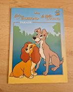 Disney vintage retro kleurboek lady en de vagebond tramp, Ophalen of Verzenden, Overige figuren, Zo goed als nieuw, Beeldje of Figuurtje