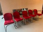 Vintage Gispen Eetkamerstoelen, Huis en Inrichting, Stoelen, Gebruikt, Vintage, Ophalen of Verzenden, Metaal