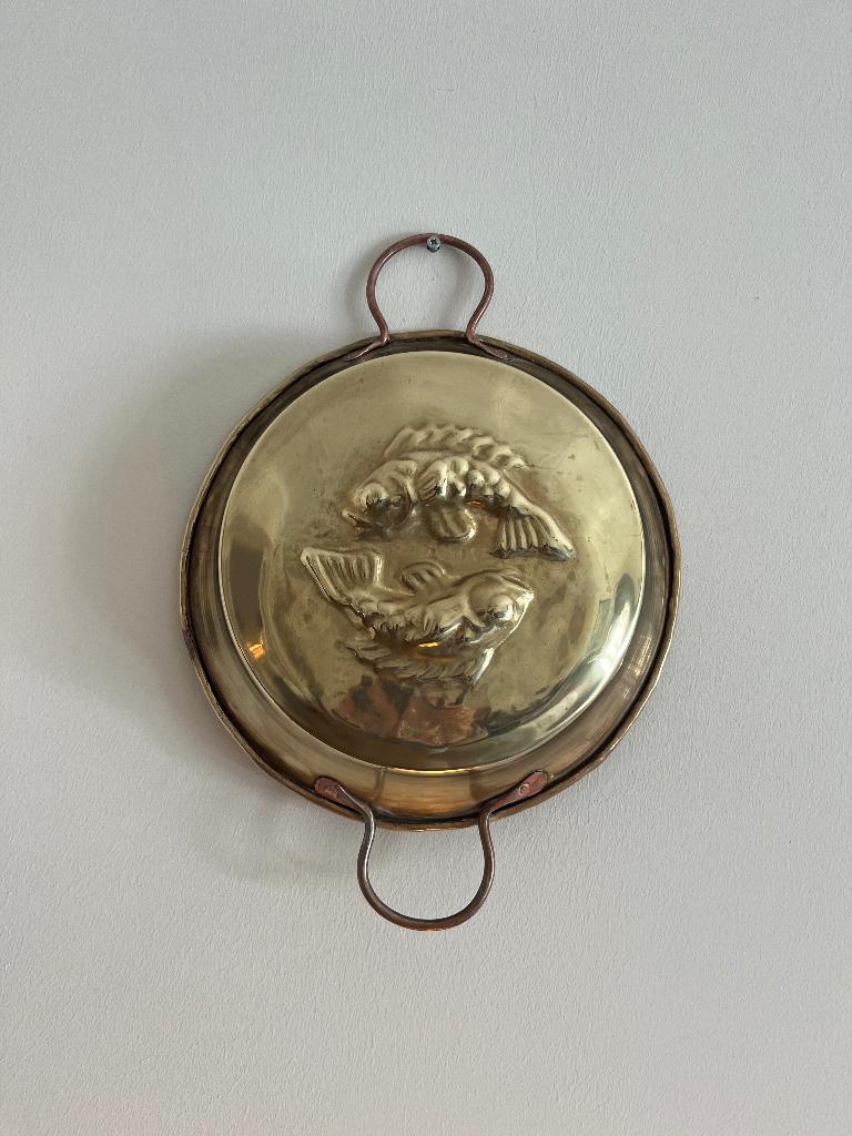 koperen schaal antiek, Ophalen of Verzenden, Koper