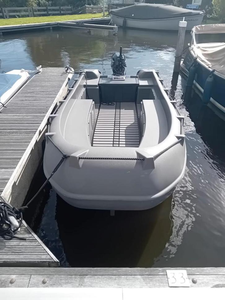 Whaly 435 - met 15 pk mercury, Watersport en Boten, Motorboten en Motorjachten, Nieuw, Overige materialen, Tot 6 meter, Benzine