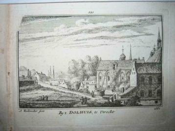 220 / Utrecht het Dolhuis  Kopergravure 18e eeuw beschikbaar voor biedingen
