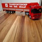 VAN DER GRAAF TRANSPORTGROEP MERCEDES ACTROS 2048 & 3 AS TR., Hobby en Vrije tijd, Modelauto's | 1:50, Verzenden, Zo goed als nieuw