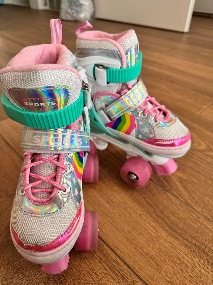 Roze Rolschaatsen Kinderen - Maat 27-30 - Verstelbaar, Kinderen en Baby's, Speelgoed | Buiten | Rolschaatsen, Nieuw, Kinderen