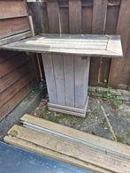 gratis ca 120 x 83 hout bartafel bar, Tuin en Terras, Ophalen, Gebruikt, Rechthoekig, Hout