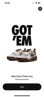 Nike zoom field jaxx Travis Scott leche blue 44,5, Ophalen of Verzenden, Nieuw, Blauw