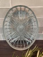 Vintage glazen hapjesschaal (010724), Glas of Glazen, Gebruikt, Ophalen of Verzenden, Glas