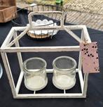 Clayre & Eef waxinelicht houder nieuw!, Huis en Inrichting, Woonaccessoires | Kandelaars en Kaarsen, Ophalen of Verzenden, Nieuw