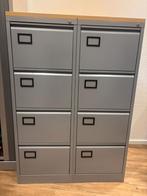 2 Stevige Archiefkasten met Slot, Ophalen, Minder dan 50 cm, 100 tot 150 cm, Zo goed als nieuw