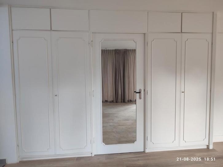 Complete witte inloopkasten voor kamer, Huis en Inrichting, Kasten | Kledingkasten, Gebruikt, 200 cm of meer, 200 cm of meer, 25 tot 50 cm