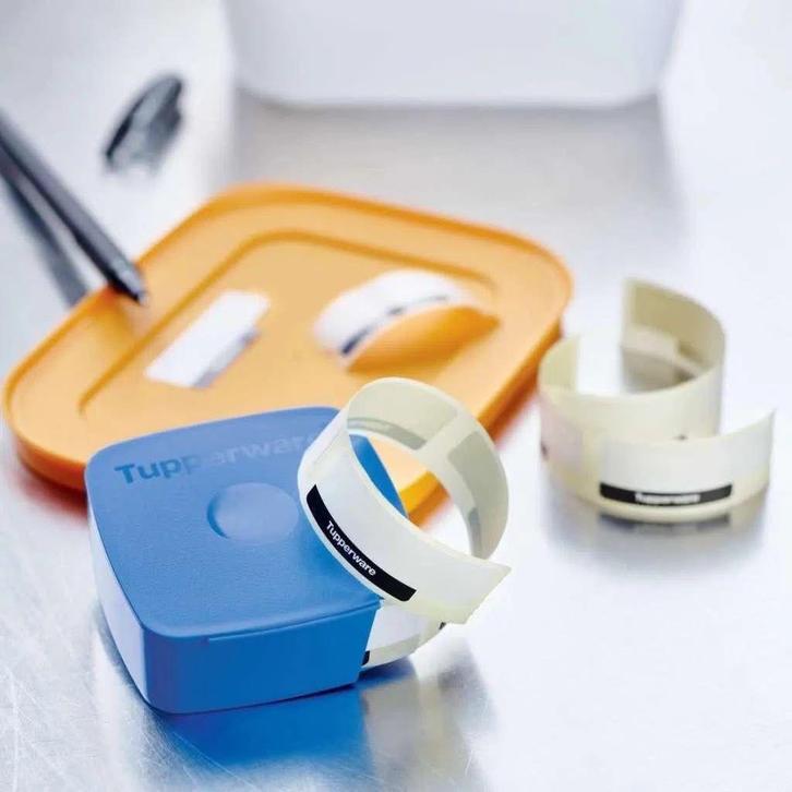 Tupperware Bewaardoos met Etiketten, Huis en Inrichting, Keuken | Tupperware, Nieuw, Overige typen, Ophalen of Verzenden