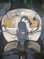 SpeedBoot 75pk + Trailer, Watersport en Boten, Ophalen, Gebruikt, 3 tot 6 meter, Buitenboordmotor
