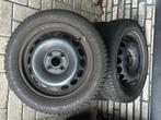 Toyota Aygo 15 inch Velgen met Winterbanden, Auto-onderdelen, Gebruikt, 15 inch, Banden en Velgen, Personenwagen