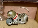 SALE Blikken speelgoed poezen met bal, Antiek en Kunst, Curiosa en Brocante, Ophalen of Verzenden