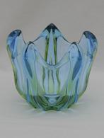 Murano glazen Vaas/Bowl met sierlijke vormen, Ophalen of Verzenden