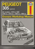PEUGEOT 305 WERKPLAATSBOEK 1en 2, Ophalen of Verzenden
