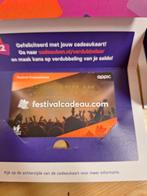 3 Festival cadeau kaartjes vrij te kiezen!!, Twee personen