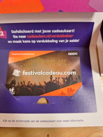  3 Festival cadeau kaartjes vrij te kiezen!! beschikbaar voor biedingen