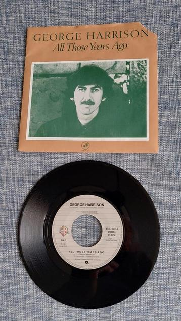Single George Harrison - All those years ago top40hit 1981 beschikbaar voor biedingen