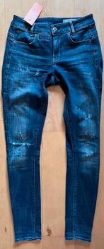G Star Raw D Staq 5 Pocket Mid Skinny Wmn W27 L32, G Star, Ophalen of Verzenden, Blauw, W27 (confectie 34) of kleiner