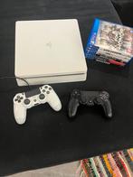 Play station 4 White, Spelcomputers en Games, Spelcomputers | Sony PlayStation 4, Ophalen, Gebruikt, Met 2 controllers, Original
