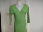 Joseph Ribkoff stretch jurk appeltjes groen opening rug, Maat 38/40 (M), Verzenden, Joseph Ribkoff, Zo goed als nieuw