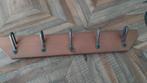 Vintage wandkapstok bruin hout, Wandkapstok, Gebruikt, Ophalen of Verzenden, Minder dan 100 cm