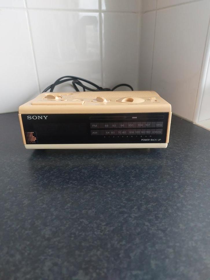 Wekker Sony Dreammachine, Witgoed en Apparatuur, Wekkers, Zo goed als nieuw, Digitaal, Ophalen of Verzenden