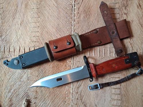 Roemeense 6x4 AIMS-74 bajonet, zeldzaam, Verzamelen, Militaria | Algemeen, Landmacht, Mes of Dolk, Ophalen of Verzenden