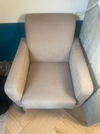 Fauteuils stoel groot beige creme bruin lichtbruin, Huis en Inrichting, Fauteuils, Ophalen, Zo goed als nieuw, 75 tot 100 cm, 50 tot 75 cm